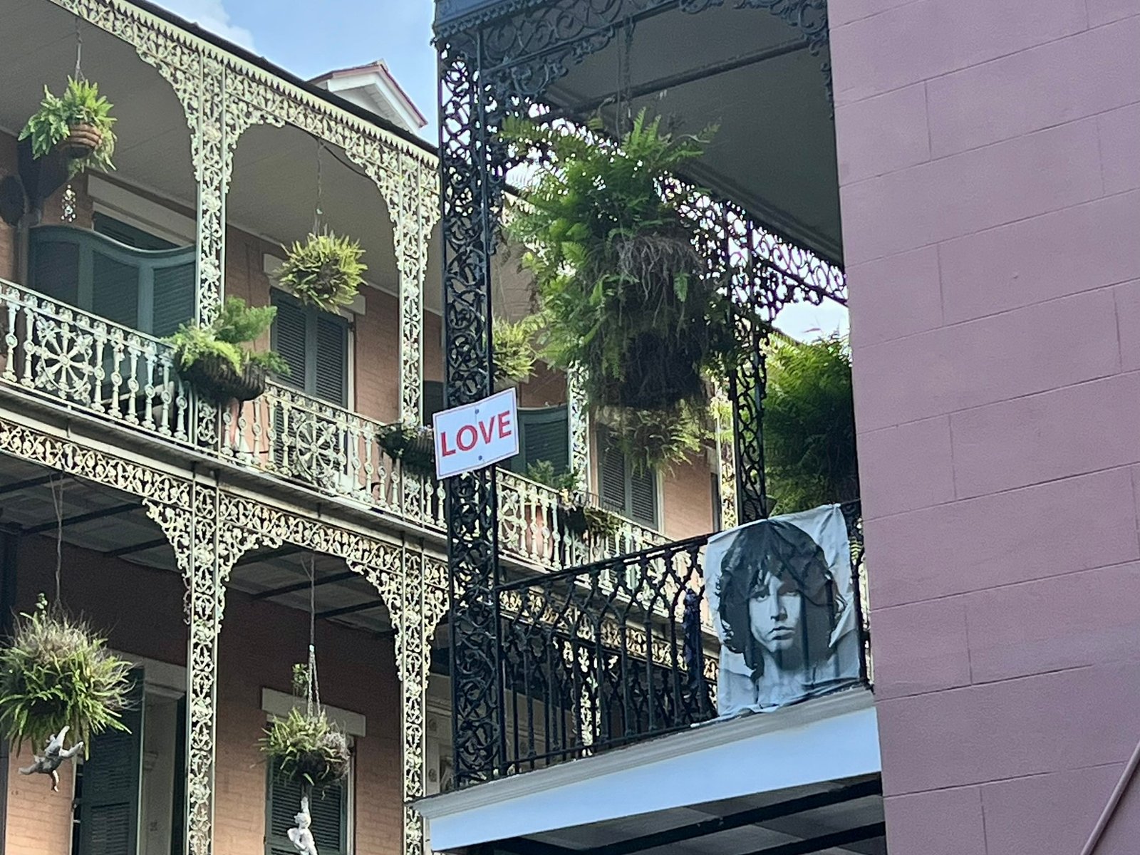 French Quarter Architecture Love Sign
